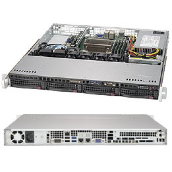 Supermicro SuperChassis 813MFTQC-350CB2 Support Noir 350 W