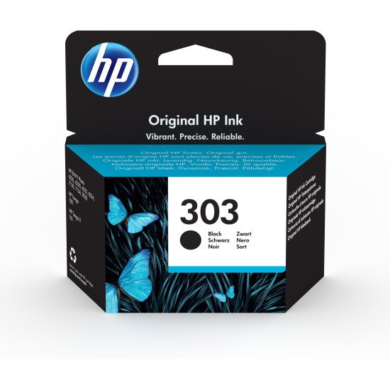 HP Cartouche d'encre noir 303 authentique