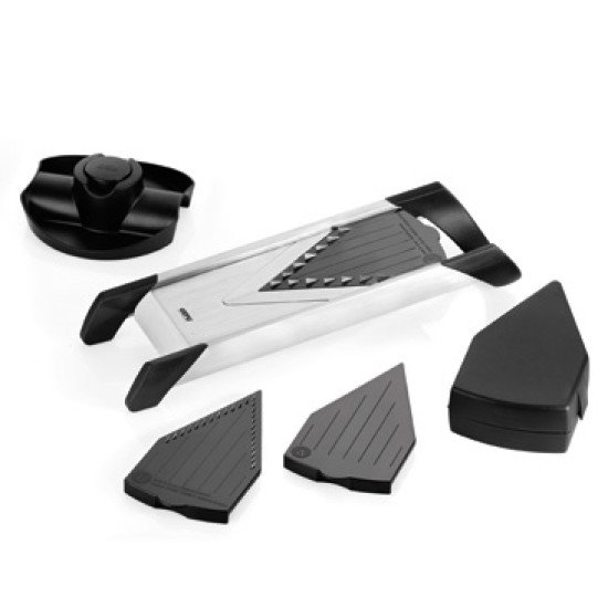 GEFU 55700 trancheuse Manuel Noir, Acier inoxydable Plastique, Acier inoxydable