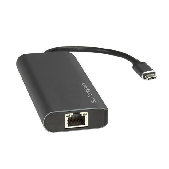 StarTech.com Adaptateur multiport USB-C - Lecteur de carte mémoire SD HDMI 4K - GbE - 2x USB 3.0