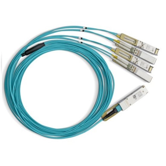 Mellanox Technologies MFA7A50-C003 câble de fibre optique 3 m QSFP 4x SFP28 Turquoise Mellanox Technologies MFA7A50-C003 câble de fibre optique 3 m QSFP 4x SFP28 Turquoise