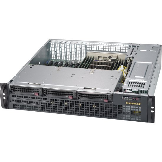 Supermicro CSE-825MBTQC-R802LPB unité centrale Support Noir 800 W