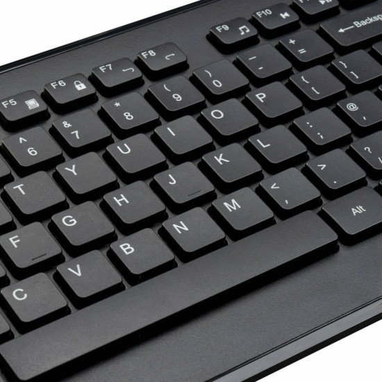 Targus AKM610UK clavier Souris incluse Universel RF sans fil QWERTY Anglais Noir