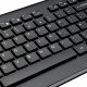 Targus AKM610UK clavier Souris incluse Universel RF sans fil QWERTY Anglais Noir