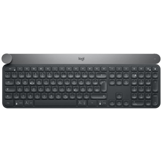 Logitech Craft clavier RF sans fil + Bluetooth QWERTZ Suisse Noir, Gris