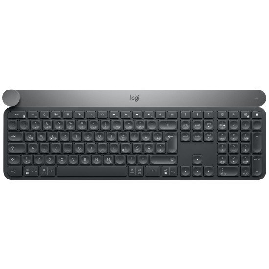 Logitech Craft clavier sans fil + Bluetooth QWERTZ DE Noir, Gris