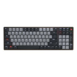 CHERRY KW 550 MX LP clavier maison/bureau USB + Bluetooth QZERTY Anglais américain Noir