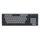 CHERRY KW 550 MX LP clavier maison/bureau USB + Bluetooth QZERTY Anglais américain Noir
