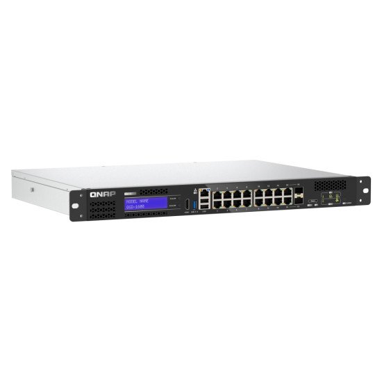 QNAP QGD-1600 Géré Gigabit Ethernet (10/100/1000) 1U Noir, Gris