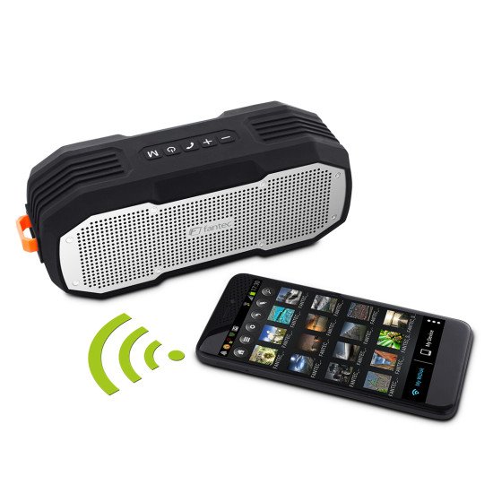 Fantec Novi T30 Enceinte portable stéréo Argent 10 W