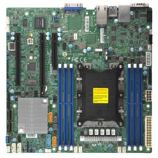 Supermicro X11SPM-F serveur/ station d'accueil carte mère LGA 3647 (Socket P) Micro ATX Intel® C621