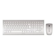 CHERRY DW 8000 clavier sans fil QWERTZ DE Argent, Blanc