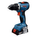 Bosch GSR 18V-65 2100 tr/min Clé 1,06 kg Noir, Bleu