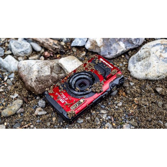 OM Digital Solutions Tough TG-7 1/2.33" Appareil-photo compact 12,7 MP CMOS 4000 x 3000 pixels Rouge OM Digital Solutions Tough TG-7 1/2.33" Appareil-photo compact 12,7 MP CMOS 4000 x 3000 pixels Rouge