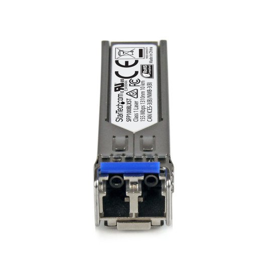 StarTech.com Module de transceiver SFP 100Base-LX à fibre optique 100 Mb/s - Conforme aux normes MSA - Monomode LC - 10 km