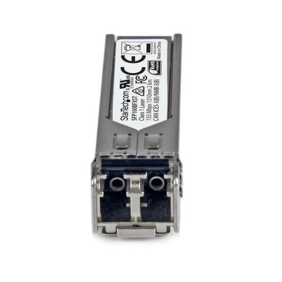 StarTech.com Module de transceiver SFP 100Base-FX à fibre optique 100 Mb/s - Conforme aux normes MSA - Multimode LC - 2 km