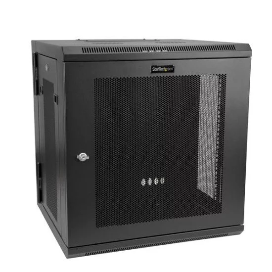 StarTech.com Rack serveur 12U à montage mural - Boîtier armoire serveur à charnières - Jusqu'à 43,1 cm de profondeur StarTech.com Rack serveur 12U à montage mural - Boîtier armoire serveur à charnières - Jusqu'à 43,1 cm de profondeur