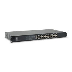 LevelOne GEP-2421W150 commutateur réseau Non-géré Gigabit Ethernet (10/100/1000) Connexion Ethernet POE Noir