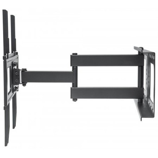 Manhattan Support mural pour TV/moniteurs (Bras articulé), écrans 32" à 55", Compatibilité VESA : de 200x200 à 400x400 mm (vérifiez les dimensions des quatre trous de fixation à l'arrière), charge max. 50 kg, noir