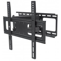 Manhattan Support mural pour TV/moniteurs (Bras articulé), écrans 32" à 55", Compatibilité VESA : de 200x200 à 400x400 mm (vérifiez les dimensions des quatre trous de fixation à l'arrière), charge max. 50 kg, noir