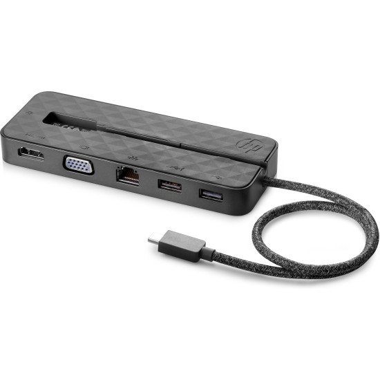 HP USB-C Mini Avec fil USB 3.2 Gen 1 (3.1 Gen 1) Type-C Noir