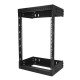 StarTech.com Rack serveur mural 15U - Armoire réseau à cadre ouvert - Profondeur de 30 à 50 cm