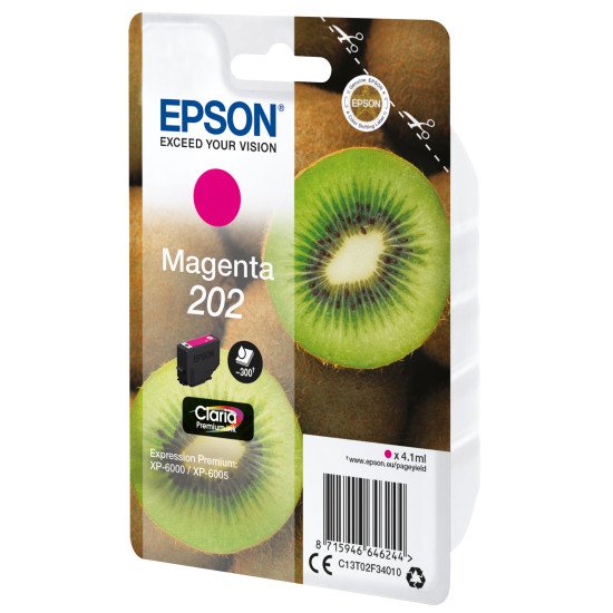 Epson Singlepack Magenta 202 Claria Premium Ink