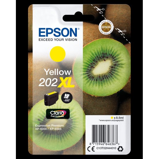 Epson Singlepack Yellow 202XL Claria Premium Ink