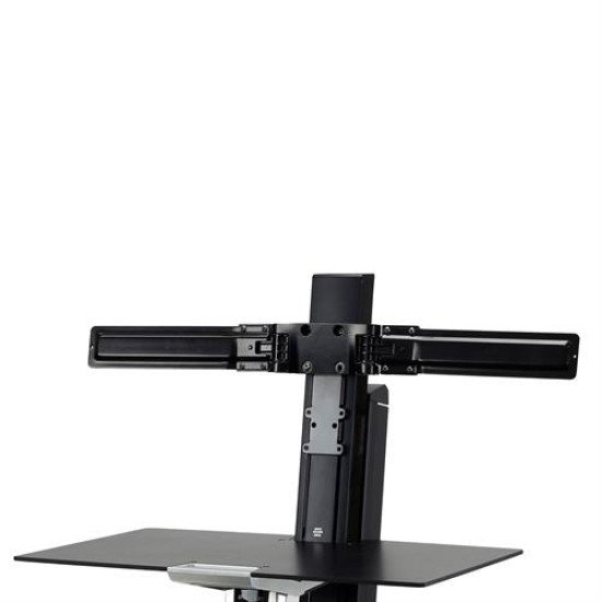 Ergotron Dual Monitor Double-Hinged Bow 63,5 cm (25") Noir Bureau