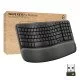 Logitech Wave Keys clavier ergonomique sans fil avec repose-poignets rembourré Logitech Wave Keys clavier ergonomique sans fil avec repose-poignets rembourré
