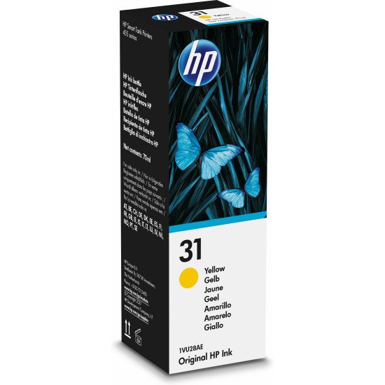 HP 31 70-ml Yellow Original Ink Bottle Jaune