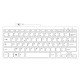R-Go Tools R-Go Clavier Compact, AZERTY (BE), blanc, filaire