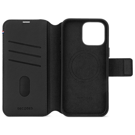 Decoded Leather Detachable Wallet coque de protection pour téléphones portables 17,5 cm (6.9") Étui avec portefeuille Noir