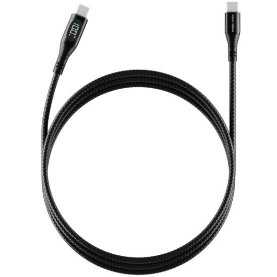 Mobile Origin MO-100WDC-CB2 câble USB USB 2.0 1,5 m USB C 0,48 Gbit/s 100 W Noir