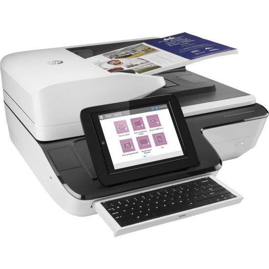 HP Scanjet Enterprise Flow N9120 fn2 Numériseur à plat et adf 600 x 600 DPI A3 Noir, Blanc