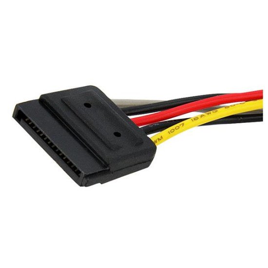 StarTech.com Adaptateur de câble répartiteur d'alimentation en Y SATA 15 cm - M/F