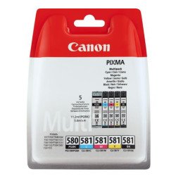 Canon 2024C006 cartouche d'encre Original Noir, Cyan, Magenta, Jaune Multipack 5 pièce(s)