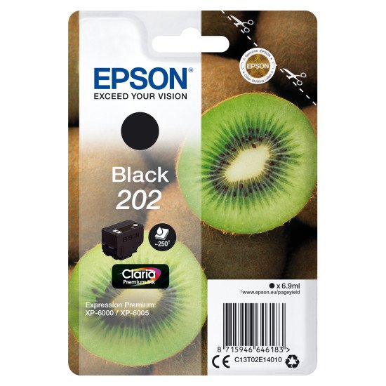 Epson Singlepack Black 202 Claria Premium Ink