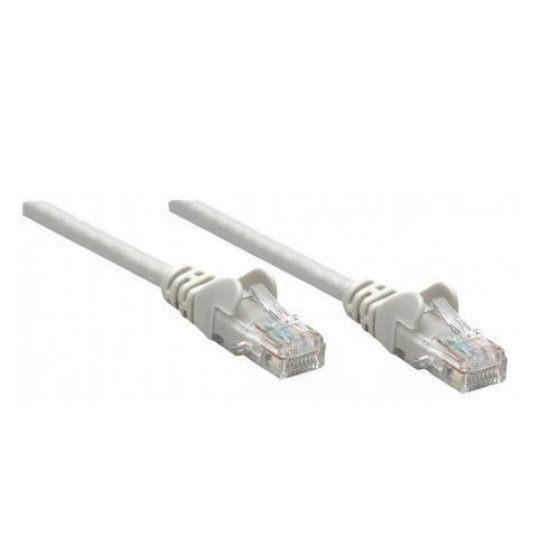 Intellinet Câble patch réseau Cat6A, 50 m, gris, cuivre, S/FTP, LSOH/LSZH, PVC, RJ45, contacts plaqués or, anti-accroc, avec manchon, garantie à vie