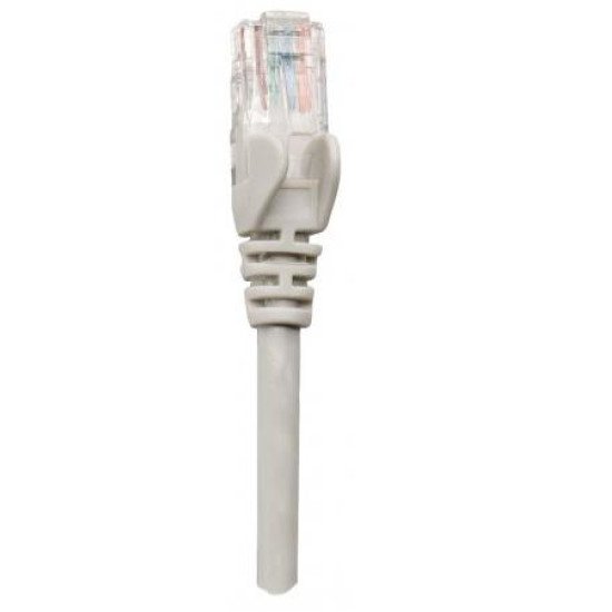 Intellinet Câble patch réseau Cat6A, 50 m, gris, cuivre, S/FTP, LSOH/LSZH, PVC, RJ45, contacts plaqués or, anti-accroc, avec manchon, garantie à vie