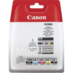 Canon PGI-580/CLI-581 Original Noir, Cyan, Magenta, Jaune Multipack
