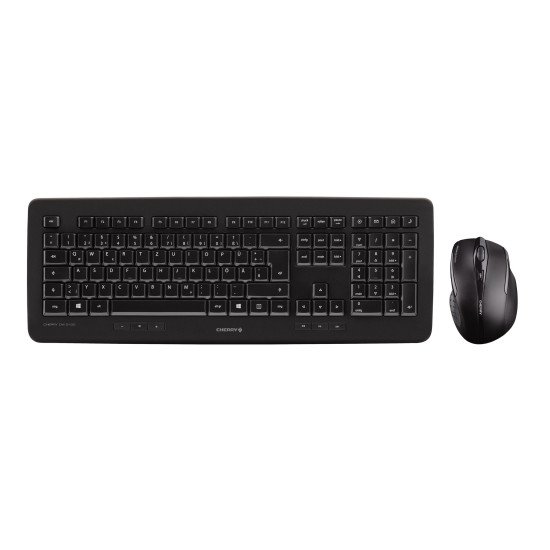 CHERRY DW 5100 clavier sans fil QWERTZU Luxembourgeois Noir