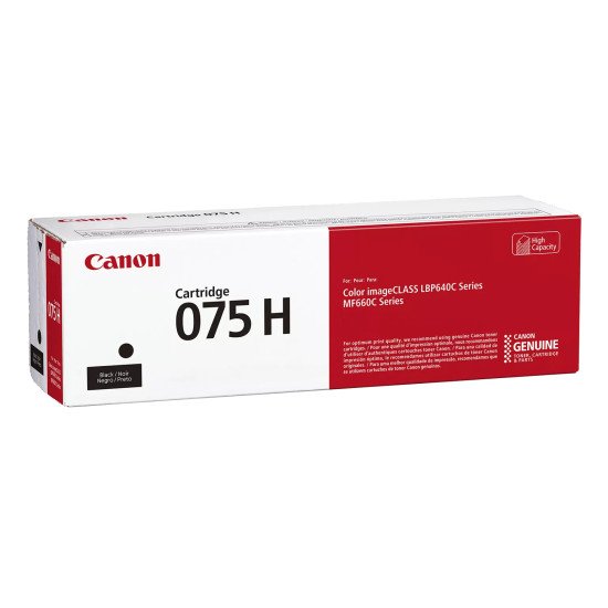 Canon 075 H Cartouche de toner 1 pièce(s) Original Noir