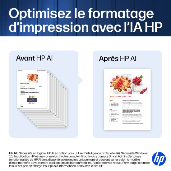 HP Smart Tank 5115 Sans fil All-in-One Couleur Imprimante, Up to 2 Years of ink included; Two-sided printing; Copier, Scanner