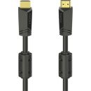 Hama 00205010 câble HDMI 15 m HDMI Type A (Standard) Noir