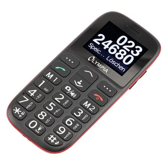 Olympia Bella 4,5 cm (1.77") 68 g Noir Appareil-photo de téléphone Olympia Bella 4,5 cm (1.77") 68 g Noir Appareil-photo de téléphone