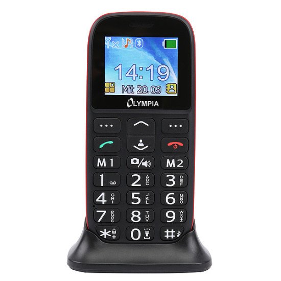 Olympia Bella 4,5 cm (1.77") 68 g Noir Appareil-photo de téléphone