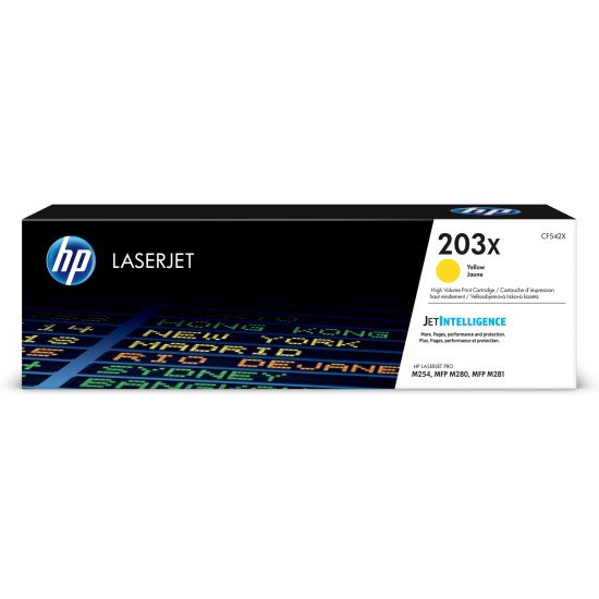 HP 203X Toner Original Jaune