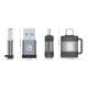 Manhattan Kit 2 pièces : adaptateurs USB-C vers USB-A et USB-A vers USB-C, conversions mâle/femelle, 5 Gbit/s (USB 3.2 Gen 1 / USB 3.0), noir/argent, garantie à vie