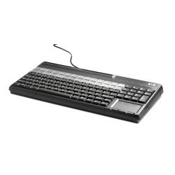 HP Clavier POS avec lecteur de bande magnétique USB QWERTY HP Clavier POS avec lecteur de bande magnétique USB QWERTY